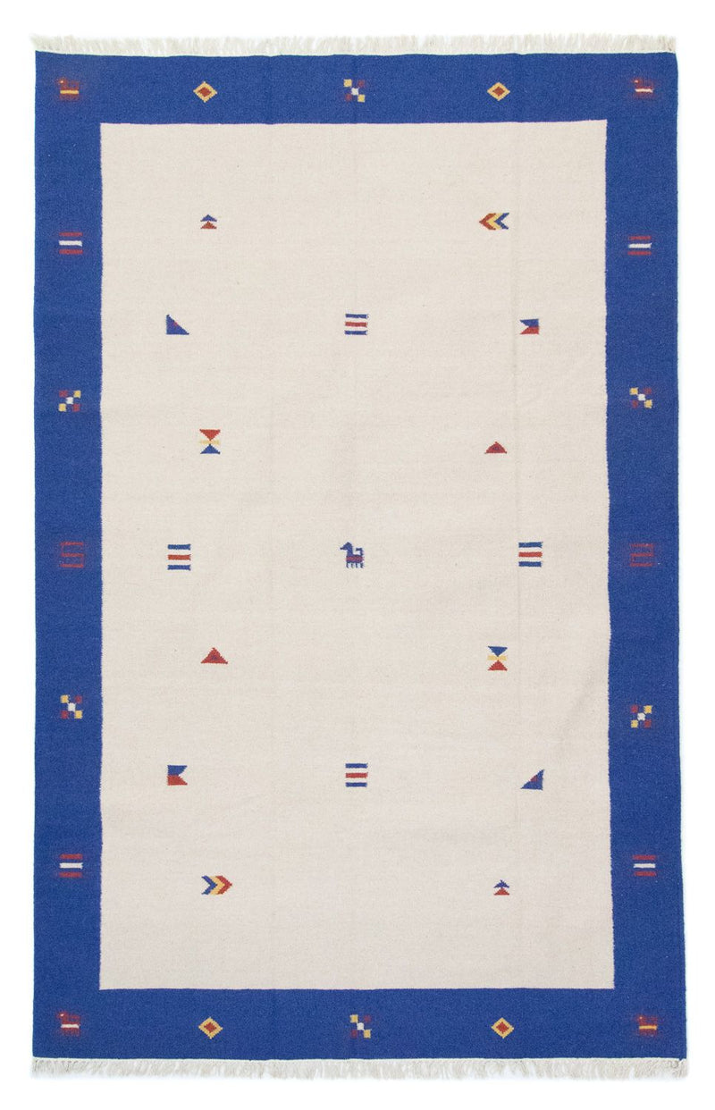 Kelim Modern Teppich 200x300cm - beige