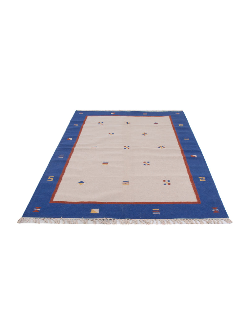 Kelim Modern Teppich 170x240cm - beige