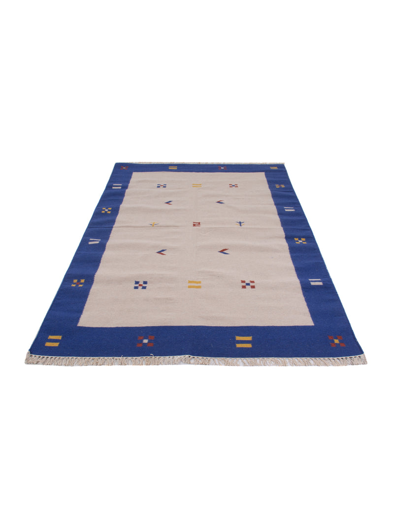 Kelim Modern Teppich 170x240cm - beige