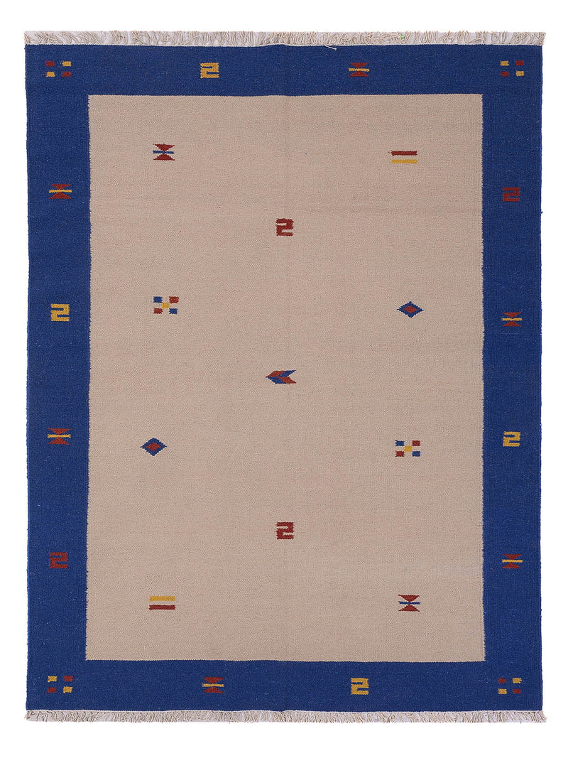 Kelim Modern Teppich 170x240cm - beige