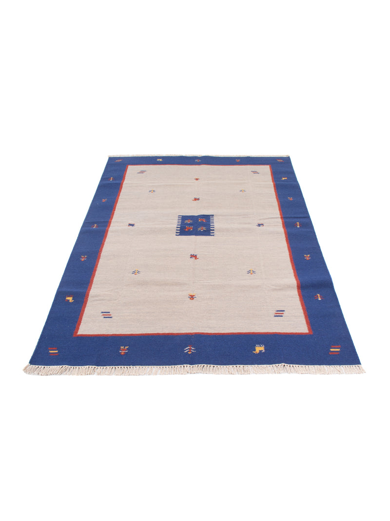 Kelim Modern Teppich 170x240cm - beige