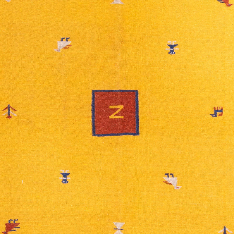 Kelim Modern Teppich 170x240cm - gold