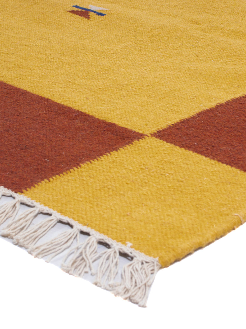 Kelim Modern Teppich 170x240cm - gold