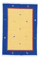 Kelim Modern Teppich 140x200cm - gelb
