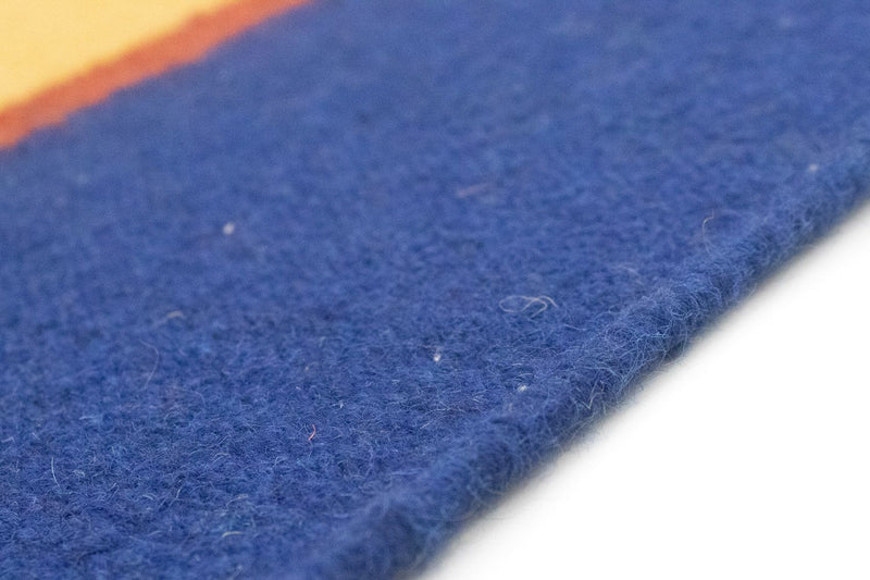 Kelim Modern Teppich 140x200cm - gelb
