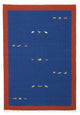 Kelim Teppich - Trendy 120 x 180 cm - blau