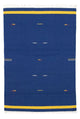Kelim Modern Teppich 120x180cm - blau