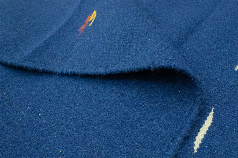 Kelim Modern Teppich 120x180cm - blau