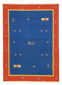 Kelim Modern Teppich 200x300cm - blau – product image