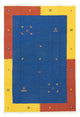 Kelim Modern Teppich 200x300cm - blau