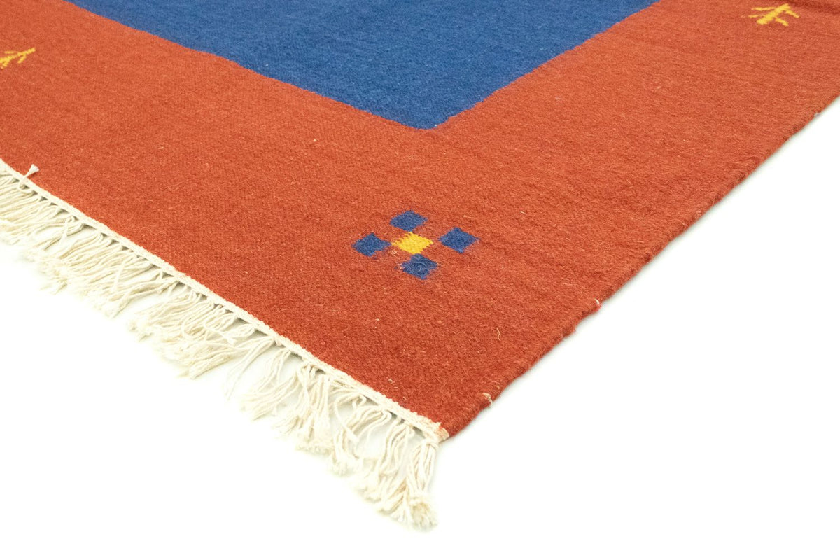 Kelim Modern Teppich 200x300cm - blau