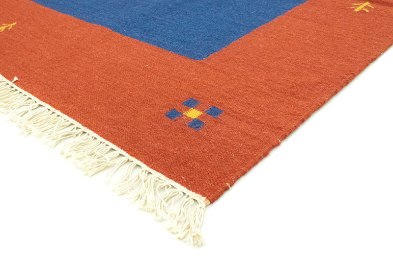 Kelim Modern Teppich 200x300cm - blau
