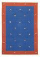 Kelim Modern Teppich 200x300cm - blau