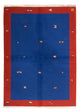 Kelim Teppich - Trendy 170 x 240 cm - dunkelblau