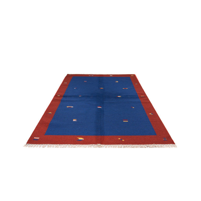 Kelim Teppich - Trendy 170 x 240 cm - dunkelblau