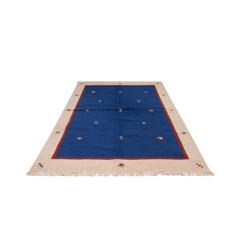 Kelim Modern Teppich 170x240cm - dunkelblau