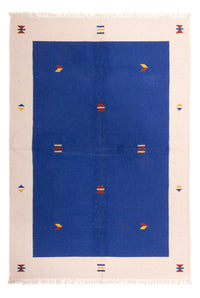 Kelim Modern Teppich 170x240cm - dunkelblau – product image