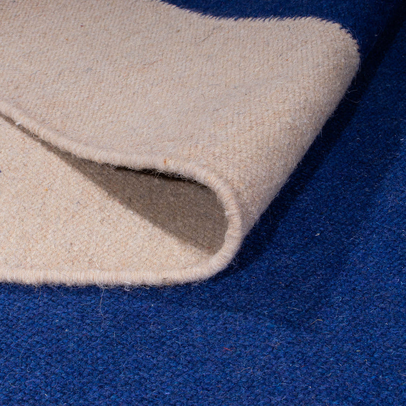 Kelim Modern Teppich 170x240cm - dunkelblau