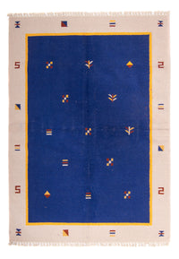 Kelim Modern Teppich 170x240cm - dunkelblau – product image