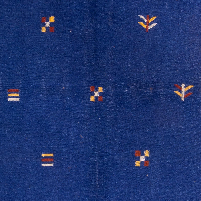 Kelim Modern Teppich 170x240cm - dunkelblau