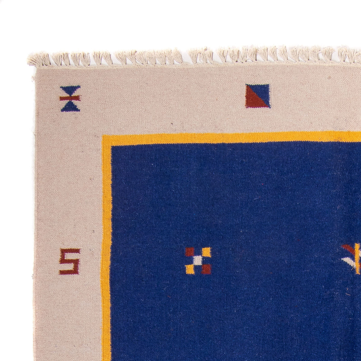 Kelim Modern Teppich 170x240cm - dunkelblau
