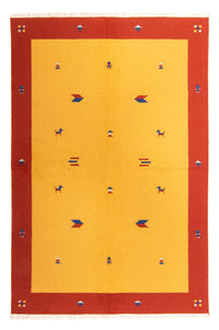 Kelim Modern Teppich 170x240cm - gold – product image