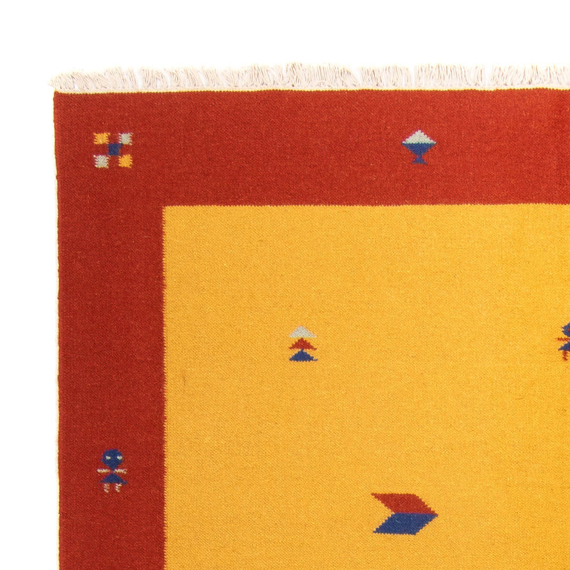 Kelim Modern Teppich 170x240cm - gold