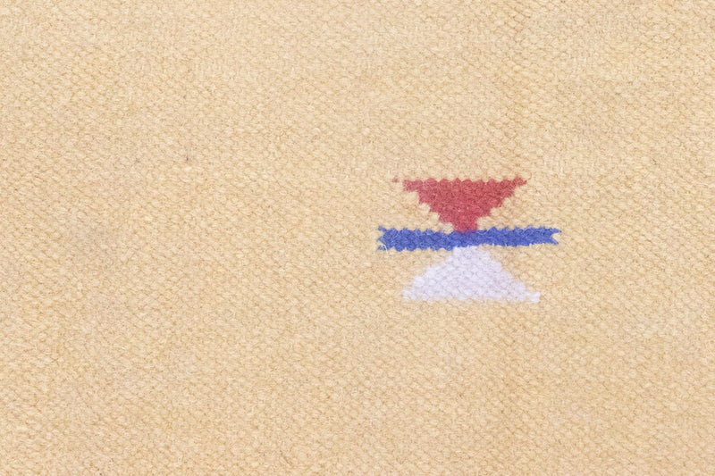Kelim Modern Teppich 140x200cm - gelb