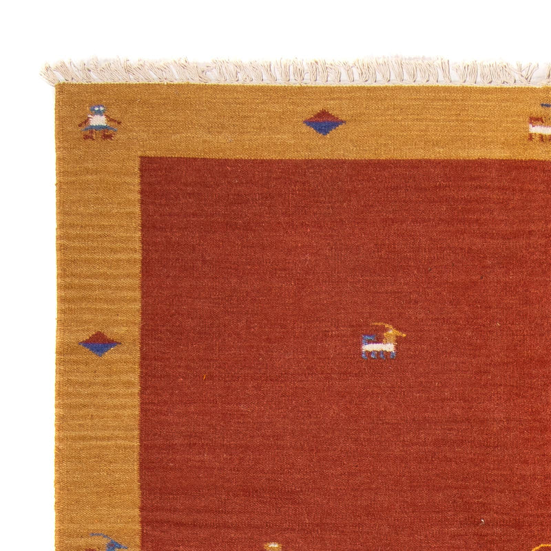 Kelim Teppich - Trendy 170 x 240 cm - dunkelrot