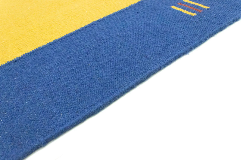 Kelim Modern Teppich 200x300cm - gelb