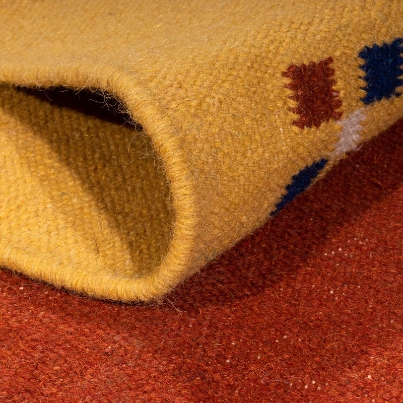 Kelim Modern Teppich 170x240cm - dunkelrot