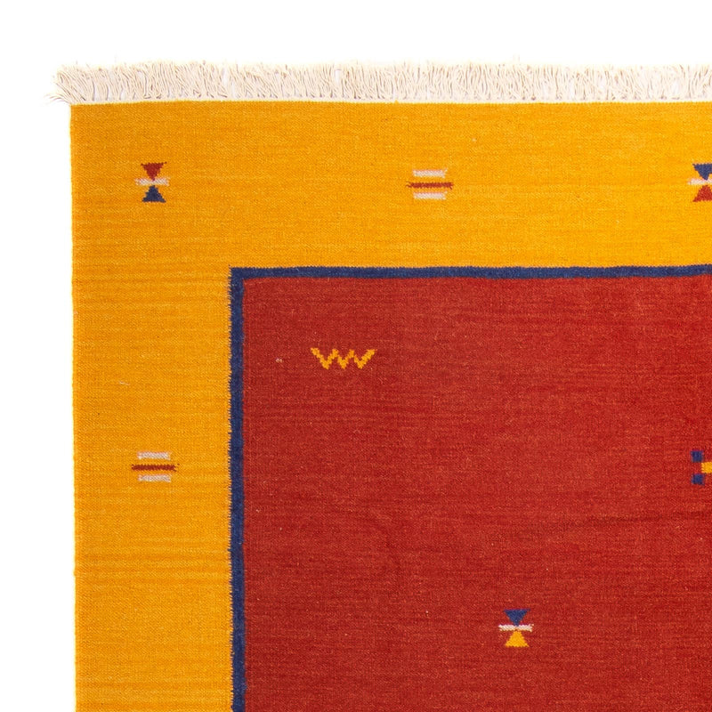 Kelim Teppich - Trendy 170 x 240 cm - dunkelrot