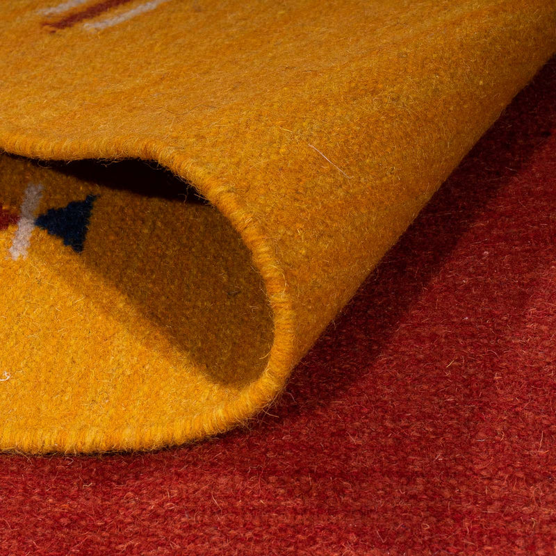 Kelim Teppich - Trendy 170 x 240 cm - dunkelrot