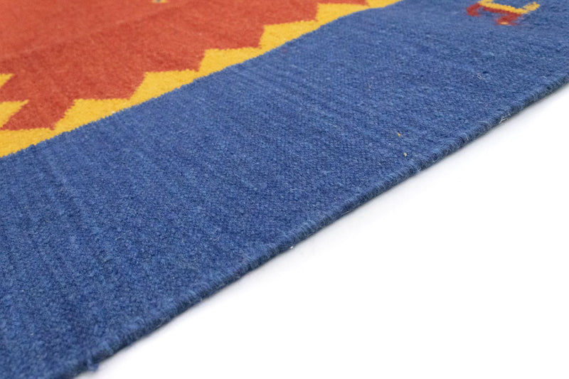 Kelim Modern Teppich 200x300cm - orange