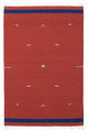 Kelim Modern Teppich 120x180cm - rot