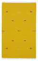 Kelim Modern Teppich 120x180cm - gelb