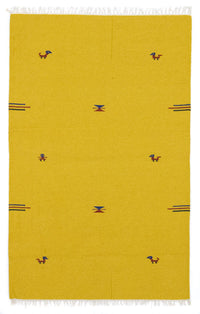 Kelim Modern Teppich 120x180cm - gelb – product image