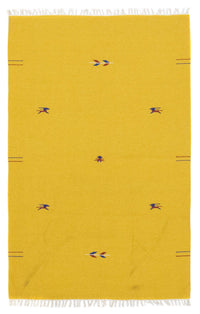 Kelim Modern Teppich 120x180cm - gelb – product image
