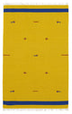 Kelim Modern Teppich 120x180cm - gelb