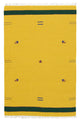 Kelim Modern Teppich 120x180cm - gelb