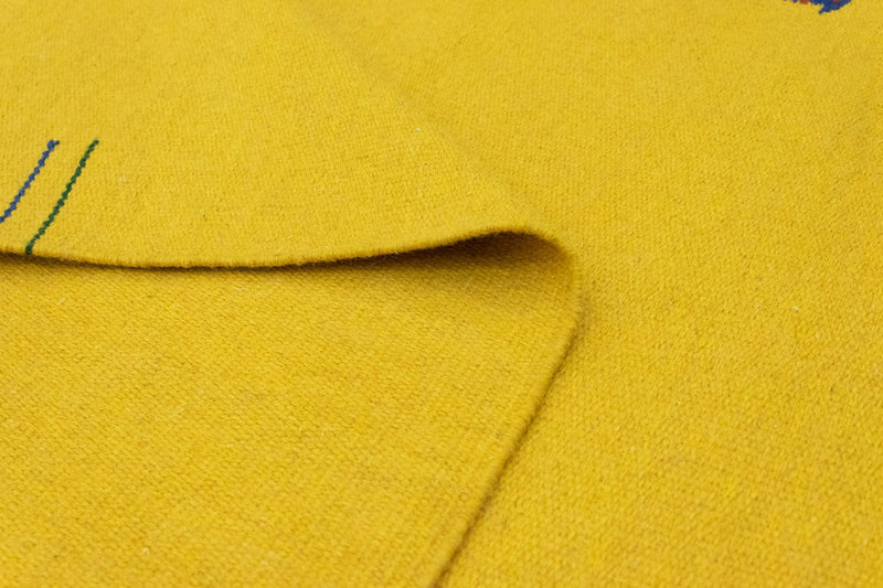 Kelim Modern Teppich 120x180cm - gelb