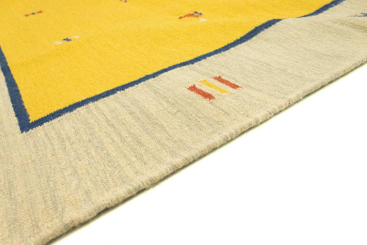 Kelim Teppich - Trendy 200 x 300 cm - gelb