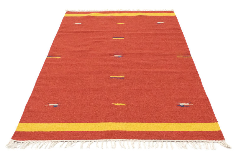 Kelim Modern Teppich 120x180cm - rot