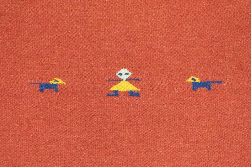 Kelim Teppich - Trendy 120 x 180 cm - rot