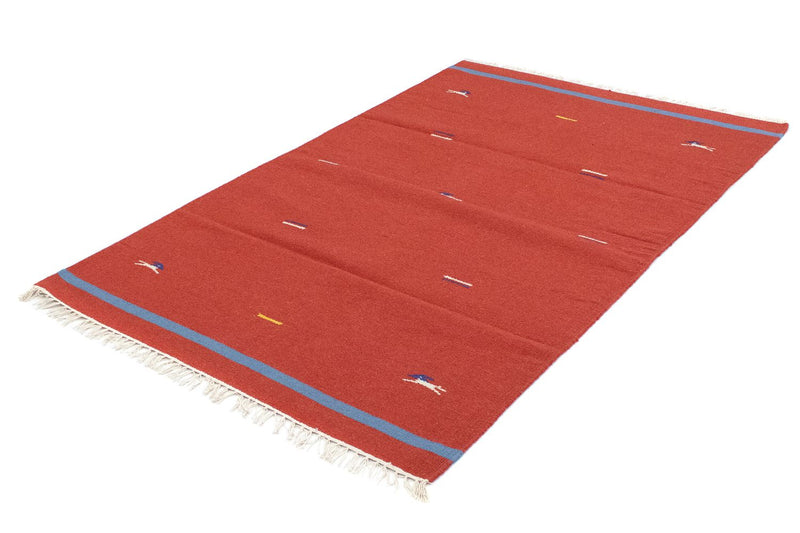 Kelim Teppich - Trendy 120 x 180 cm - rot