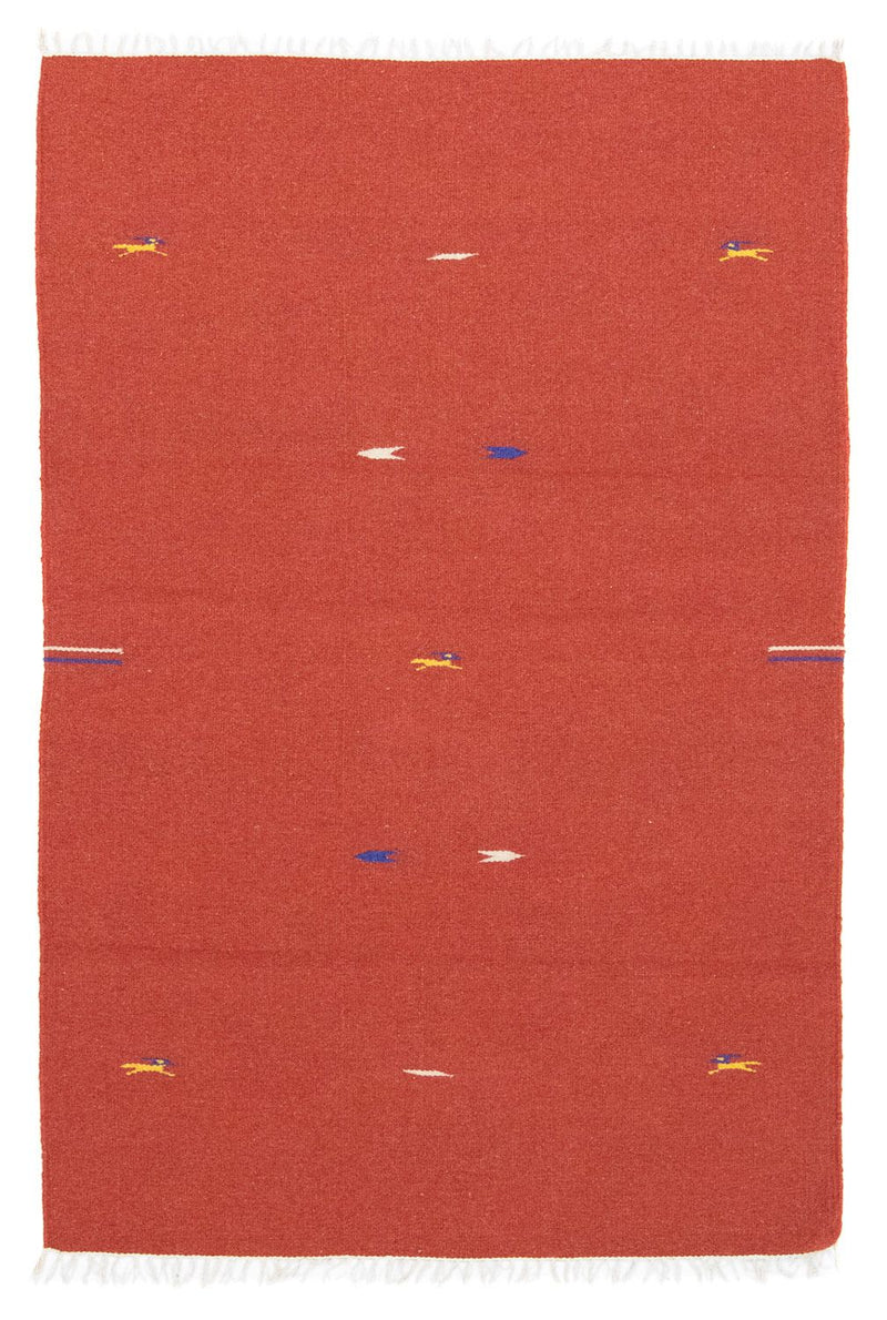 Kelim Teppich - Trendy 120 x 180 cm - rot