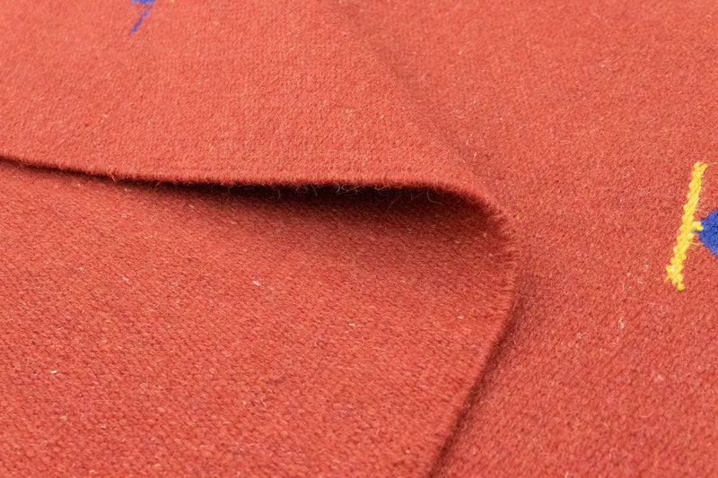 Kelim Modern Teppich 120x180cm - rot