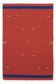 Kelim Modern Teppich 120x180cm - rot