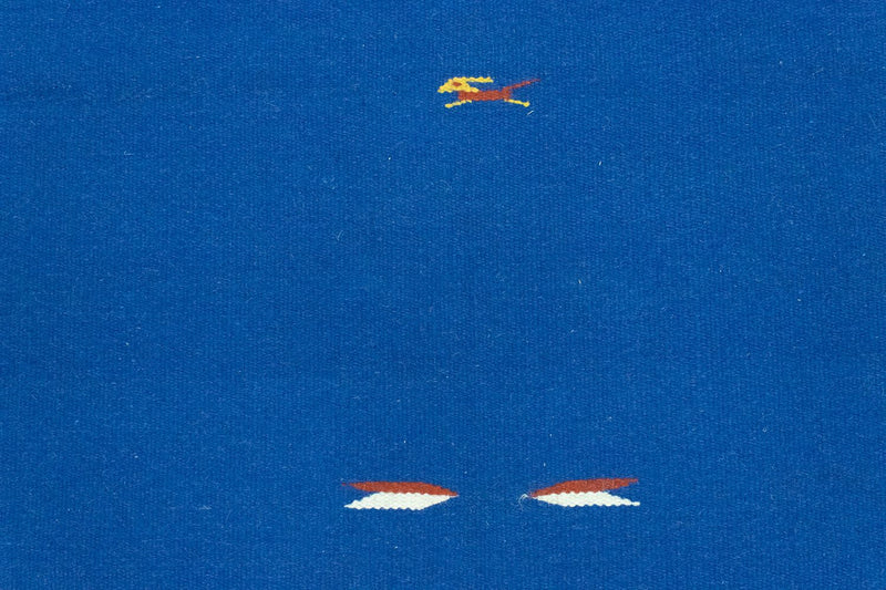 Kelim Teppich - Trendy 120 x 180 cm - blau