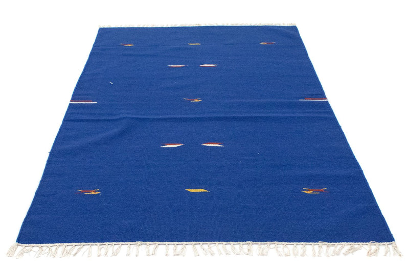 Kelim Teppich - Trendy 120 x 180 cm - blau